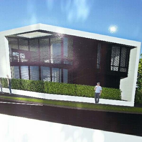 Artist's impression of a privacy hedge
